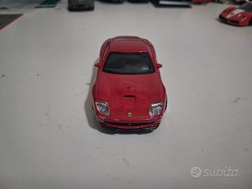 modellino 1/43 ferrari 550 maranello burago da res