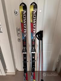 Sci Salomon 160 Equipe 3V Race + Accessori. SUPER