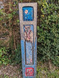 Opera d'Arte su Legno Recuperato - "Notte Persiana