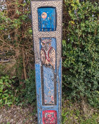 Opera d'Arte su Legno Recuperato - "Notte Persiana