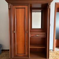 Mobile porta abiti vintage anni 80 con specchio