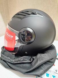 Casco moto LS2 nero opaco,mod.OF562 AIRFLOW, M