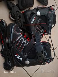 Fila skates tg38-41 completo di protezioni Fila 