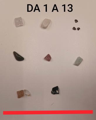 Pietre e minerali 40 pezzi