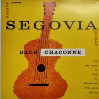 Disco in vinile di Andrés Segovia