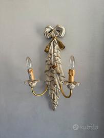 Set 4 applique vintage stile Luigi XVI