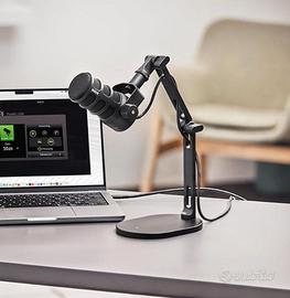 RØDE PodMic USB + RØDE DS2 Braccio da Tavolo