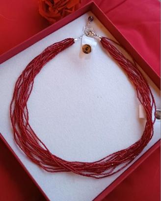 Collana girocollo multifilo Colours & Beauty