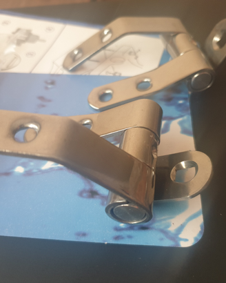 Cerniere Acciaio Inox tavola Conca Ideal Standard