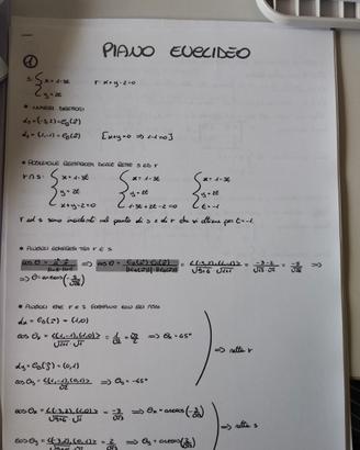 Appunti Algebra e geometria lineare di ingegneria