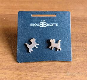 orecchini gatto argento bijou brigitte