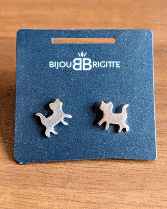 orecchini gatto argento bijou brigitte