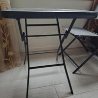 Tavolino da esterno con 2 sedie