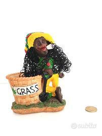 Statuetta Rastaman porta tabacco.