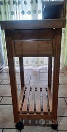 Carrello per cucina in legno