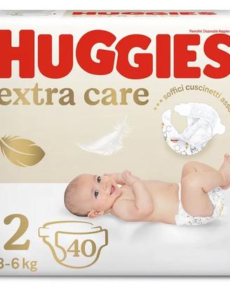 Huggies extra care taglia 2