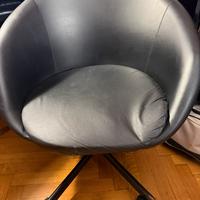 Sedia girevole ikea con ruote