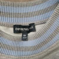 Vestito da bambina Emporio Armani 6 anni grigio
