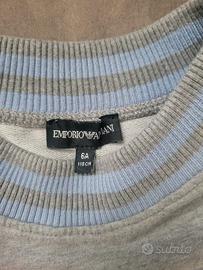 Vestito da bambina Emporio Armani 6 anni grigio