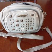 Borsa in similpelle color avorio Lydc London