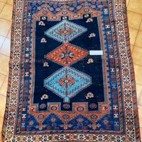 Tappeto Afshar Persiano 177 X 140 Annodato a Mano