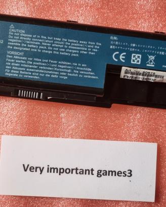 1217-Batteria PC Portatile Acer COMPATIBILE AS07B3