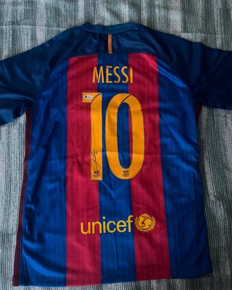 Maglia messi autografata