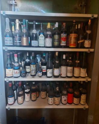 Bottiglie vino vecchie