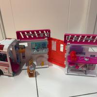 Clinica mobile Barbie 2in1