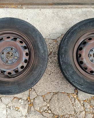 cerchi e gomme fiat panda 13x5