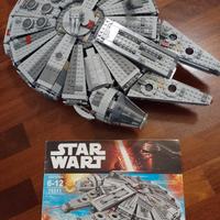 millennium Falcon replica modello Lego 