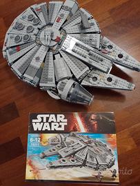 millennium Falcon replica modello Lego 