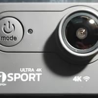 ActionCam 4K con Custodia Subacquea