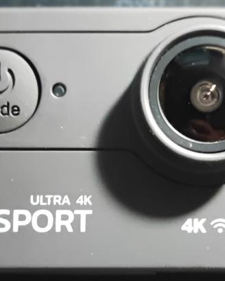 ActionCam 4K con Custodia Subacquea
