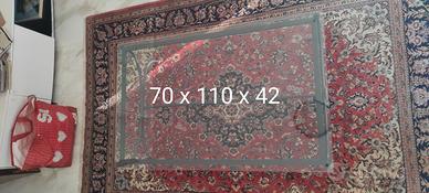 Tavolino vetro e ferro battuto