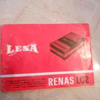 Manuale registratore a caricatore renas lc2 lesa