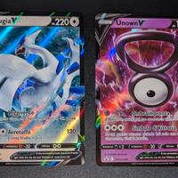 Carte Pokemon Promo: Lugia e Unown V ITA