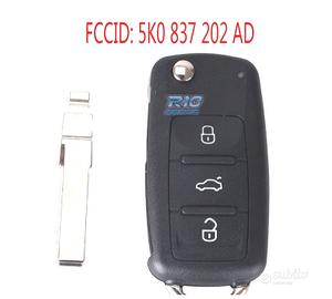 CHIAVE COMPLETA VOLKSWAGEN VW SEAT SKODA VARI MODE