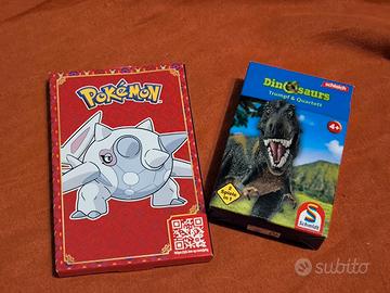 Set Carte Pokemon e Dinosauri McDonald's