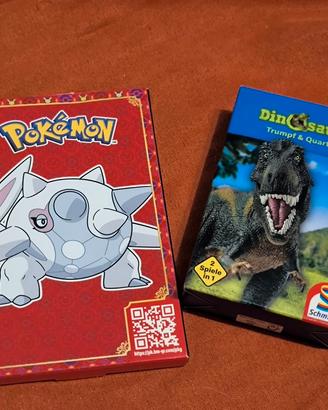 Set Carte Pokemon e Dinosauri McDonald's