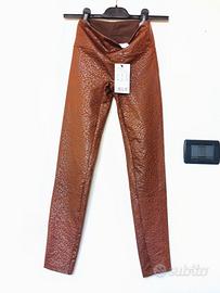 Leggings ragazza Calzedonia animalier tabacco