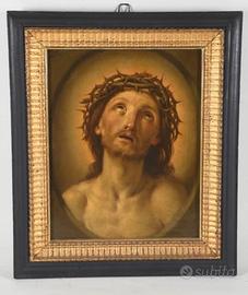 Dipinto Antico Olio su Rame "Ecce Homo" - fine 7