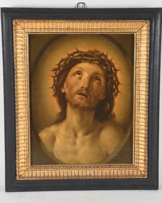 Dipinto Antico Olio su Rame "Ecce Homo" - fine 7