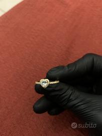 Anello pandora oro cuore