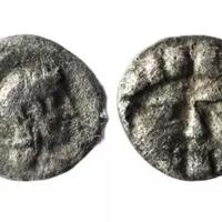 Moneta greca antica Diobolo Selge 350-300 a.C.