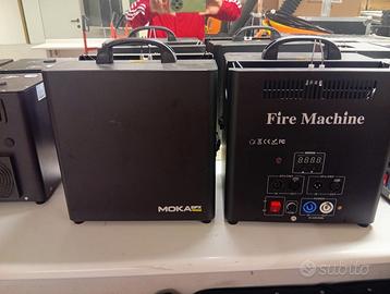 macchina fiamme dmx con sicurezza professionale