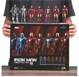 Set Iron Man Hall of Armor 7 Action Figure