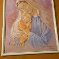 Quadro Madonna con bambino 