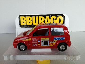 MODELLO AUTO FIAT 500 RALLY RED NO MEBETOYS