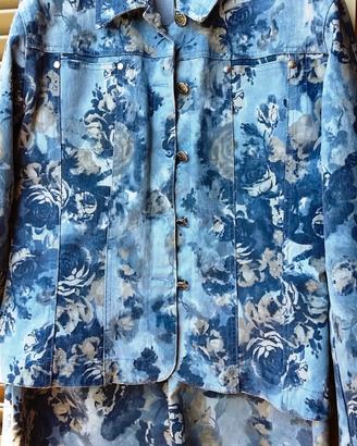 Completo donna jeans giacca e gonna Tg. 46